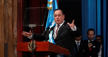صور.. جياماتى يؤدى اليمين رئيسا جديدا لجواتيمالا 