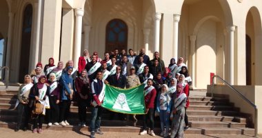 انطلاق الفوج ال17 من شباب جامعة المنوفية لزيارة العاصمة الإدارية الجديدة