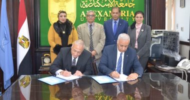 جامعة الإسكندرية توقع بروتوكول تعاون مع مديرية الشئون الصحية