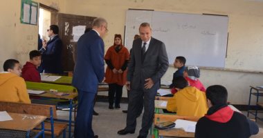 محافظ القليوبية يتابع انطلاق امتحانات الشهادة الإعدادية بمدارس القليوبية