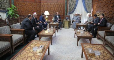 وفد من نادى القضاة يلتقى شيخ الأزهر ويشيد بدوره المعتدل