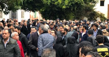 صور.. تشييع جثمان ناشئ المصرى البورسعيدى بعد وفاته بأزمة قلبية