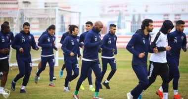 الزمالك يخوض مرانه فى السادسة وينتظر نتيجة مسحة كورونا