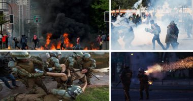 تشيلى على صفيح ساخن.. اعتقال 20 شخصا بتهمة الهجوم بالمولوتوف على مراكز الشرطة.. إذاعة تشيلية: المجرمون وتجار المخدرات أكبر المستفيدين من الفوضى.. والرئيس يسعى لإرضاء الشعب بقانون للرعاية الصحية ونظام تقاعد جديد