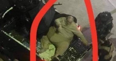 صور القبض على مفتى داعش فى الموصل ونقله على شاحنة بسبب السمنة المفرطة