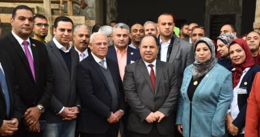 وزير المالية ومحافظ بورسعيد يتفقدان إنشاء مبنى المديرية المالية.. صور