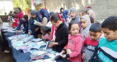 معرض كتاب القرية.. النسخة الأولى فى منشأة زعفرانة بأبو قرقاص فى المنيا