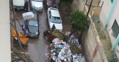 شكوى من تراكم القمامة والروائح الكريهة فى شارع شيديا فى الإسكندرية