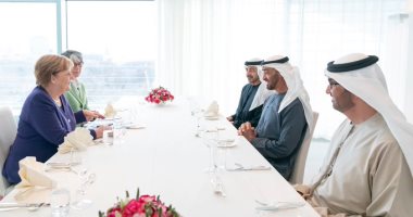 محمد بن زايد بعد لقاء ميركل: نأمل أن يحقق "مؤتمر برلين" تطلعات الشعب الليبى 