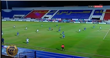 الإسماعيلى يتقدم على سموحة بهدف شيلونجو فى الشوط الأول