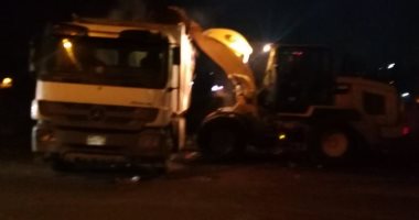 تكثيف حملات النظافة وشفط مياه الأمطار بالمحلة.. صور