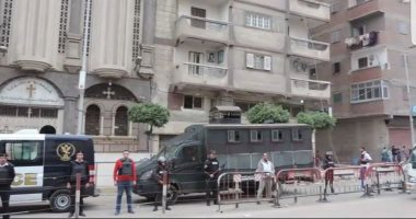 أجراءات أمنية مشددة لتأمين كنائس بالإسكندرية فى احتفالات عيد الغطاس 
