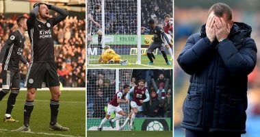 ملخص واهداف مباراة بيرنلي ضد ليستر سيتي فى الدوري الانجليزي
