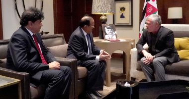 ملك الأردن يلتقى مستشار الأمن القومى الهندى 