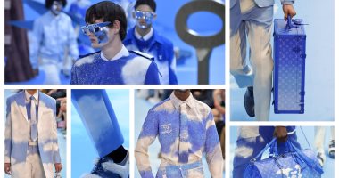 نازلين من السما.. عرض Louis Vuitton بأسبوع موضة باريس بإكسسوارات من السحاب