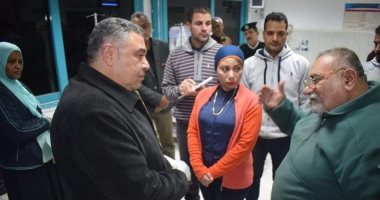 جولة مفاجئة لمحافظ البحر الأحمر بمستشفى الغردقة العام