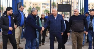 فرج عامر يعيد فتح فرع سموحة ببرج العرب بعد سنتين من اغلاقه