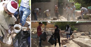 أهالى وشباب الأقصر يرفعون شعار "مقابر نظيفة".. حملات بالمدن والقرى لتطهير المقابر من أعمال السحر بمشاركة مشايخ الأزهر والأوقاف.. الحملات تنجح فى استخراج وابطال أكثر من 200 عمل وسحر للتفرقة بين الأزواج والأشقاء
