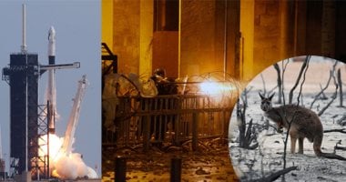 صور.. العالم هذا الصباح.. "سبيس إكس" تنجح فى تدمير صاروخا فضائيا لاختبار نظام الطوارئ.. اشتباكات وأعمال عنف فى بيروت بين المتظاهرين وقوات الأمن.. السيطرة على حرائق الغابات بجزيرة كانجارو السياحية بأستراليا