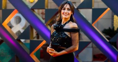 حلا شيحا: سعيدة بالعمل مع تامر حسنى لأنه إنسان بسيط ومتواضع جدا