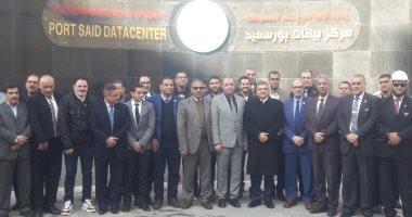 الفريق أسامة ربيع يفتتح مركز البيانات الرقمى التبادلى بترسانة بورسعيد البحرية