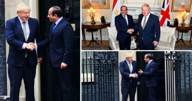 مباحثات مهمة بين السيسى وجونسون فى "داوننج ستريت".. إشادة بريطانية برؤية الرئيس الاستراتيجية فى مجال التنمية.. وتوافق على تسوية الأوضاع فى ليبيا على نحو شامل.. والرئيس: نتطلع لمضاعفة حجم الاستثمارات البريطانية