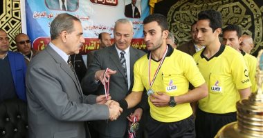 صور.. محافظ كفر الشيخ يشهد نهائى دورى مراكز الشباب