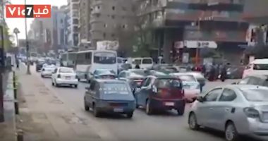 النشرة المرورية.. كثافات متوسطة بمحاور القاهرة والجيزة 