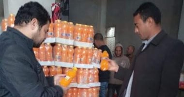 ضبط مصنع لإنتاج العصائر لعمله بدون ترخيص ببني سويف 