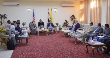 وفد من الكونجرس الأمريكى يزور شمال سيناء  