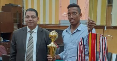 طالب بجامعة حلوان يفوز بذهبية سباق بطولة الجمهورية لألعاب القوى الحركية