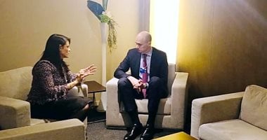 وزيرة التعاون الدولى تبحث مع نائب رئيس الأعمال الجيوسياسية بـ"دافوس" تعميق التعاون 