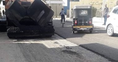 شكوى من رصف طريق العرابة السياحى بدون إزالة الطبقة المتهالكة