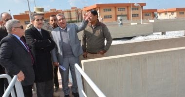 محافظ الغربية يتفقد محطة معالجة مياه الصرف الصحى والصناعى بالدواخلية بالمحلة