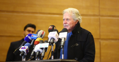 صور.. الفنان حسين فهمى يشهد مؤتمر الألعاب الأفريقية للأولمبياد الخاص