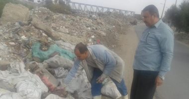  إعدام رؤس أغنام  ملقاة بالطريق العام بالخانكة فى القليوبية