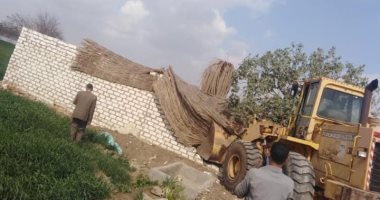 وزارة الرى تنفذ قرارى إزالة لمسطح 500 متر على النيل فى بنى سويف