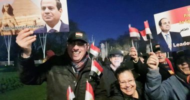 الجالية المصرية فى "برايتون" تنشر صور مشاركتها فى استقبال السيسي بلندن