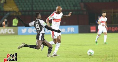 فيديو.. مصطفى محمد يضيع هدف التقدم للزمالك أمام مازيمبى