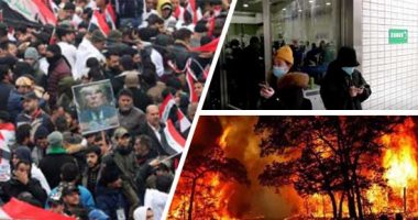 باختصار..أهم الأخبار العربية والعالمية حتى الـ12.. مظاهرات فى العراق تطالب برحيل القوات الأمريكية.. متطرفون يهود يحرقون مسجدا فى بيت صفافا بالقدس..الصين توقف النقل العام وتغلق معابد مع ارتفاع ضحايا فيروس كورونا