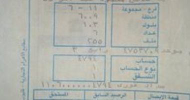 قارئ يشكو ارتفاع فاتورة مياه الشرب.. ويؤكد: تتعدى 5 آلاف جنيه شهريا