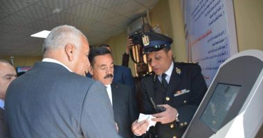محافظ الوادى الجديد يفتتح وحدة تراخيص المرور الجديدة بالخارجة 