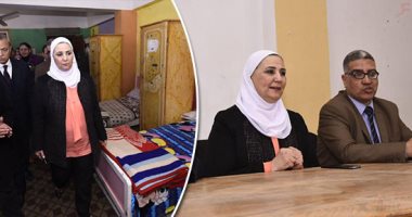 صور.. زيارة وزيرة التضامن الاجتماعى بالقليوبية.. نيفين القباج تتفقد أول مركز لحماية ضحايا الاتجار بالبشر.. تتابع الوحدة المتنقلة لـ"أطفال بلا مأوى".. وتوجه رسالة للعاملين بمديرية التضامن: أوصيكم بالفقراء