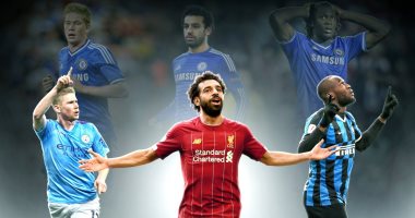 انفوجراف.. ماذا قدم محمد صلاح ودى بروين ولوكاكو بعد الرحيل عن تشيلسى؟