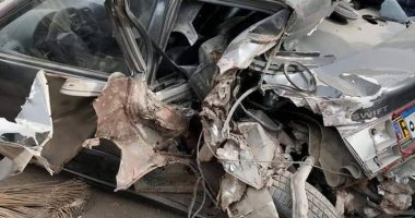 صور.. إصابة 7 أشخاص فى تصادم سيارة نقل بأتوبيس وتوك توك بالشرقية