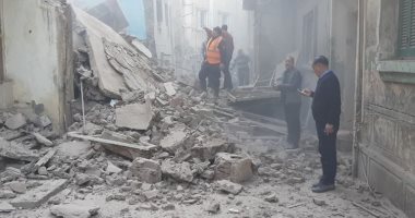 انهيار منزل خال من السكان بدمنهور بالبحيرة دون إصابات