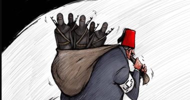 كاريكاتير صحيفة إماراتية.. تركيا تنقل مسلحى تنظيم جبهة النصرة من سوريا لليبيا