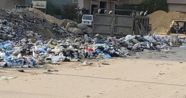 تلال القمامة تحاصر سكن العقارات بشارع اسكوت حى المنتزة ثالث بالإسكندرية.. صور