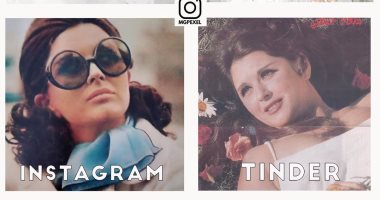 نجوم زمان × DollyPartonChallenge.. رشدى أباظة "غجرى" وأحمد مظهر "برنس" على Tinder.. سعاد حسنى عروسة وتجمع عائلى لفاتن حمامة وعمر الشريف بـ"فيس بوك".. أحمد رمزى "جان" إنستجرام.. وهند رستم ملكة إغراء بـ"LinkedIn"