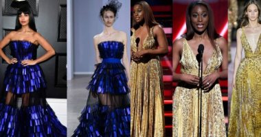 فساتين 4 مصممى أزياء عرب على السجادة الحمراء لحفل 2020 Grammy.. مين أفضل؟